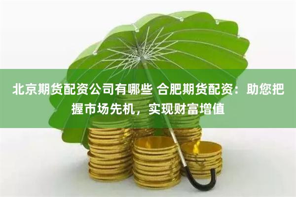 北京期货配资公司有哪些 合肥期货配资：助您把握市场先机，实现财富增值